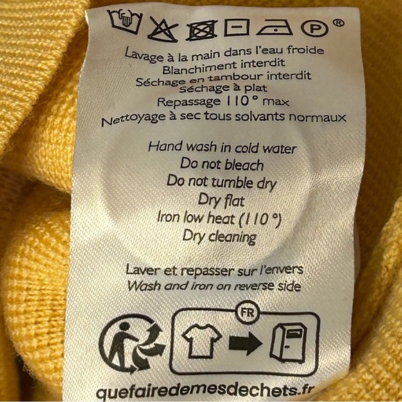 Sezane Yellow Cardigan Sweater - Picture 10 of 10